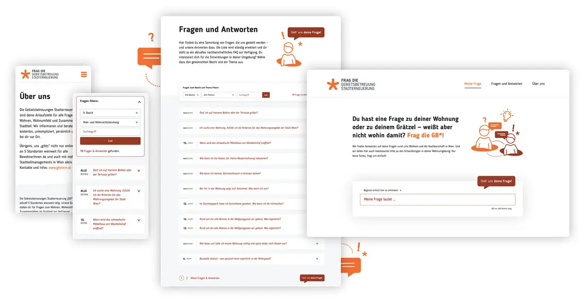 Design Pesendorfer: Frag die GB*! Responsive Webdesign