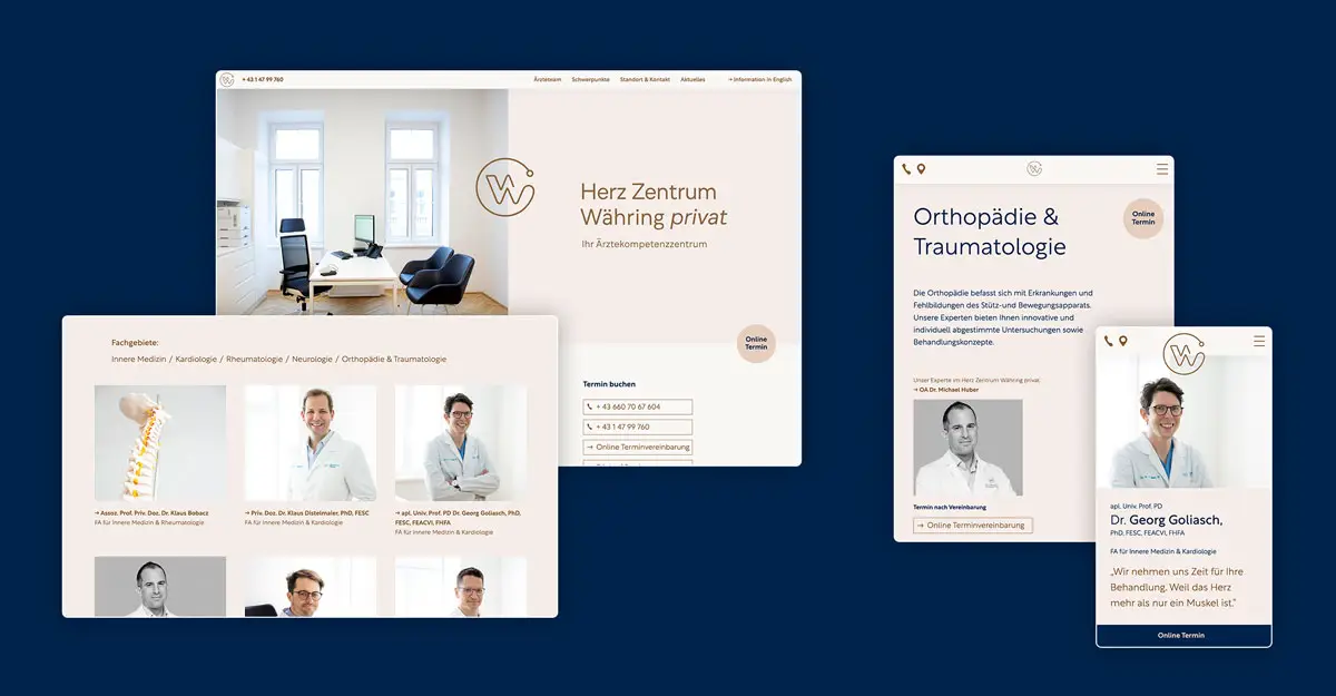 Design Pesendorfer: Responsive Website