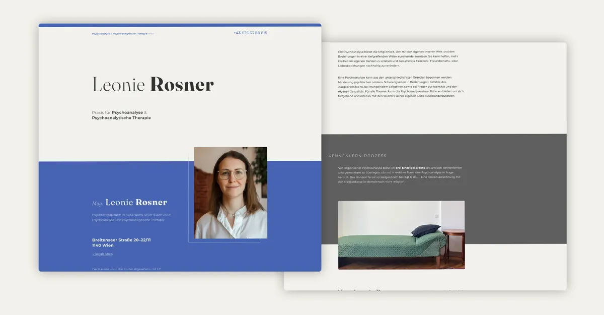 Design Pesendorfer: Responsive Website
