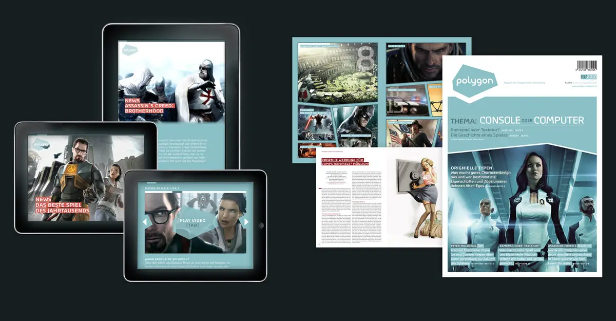 Design Pesendorfer: Designstudie Polygon Magazin